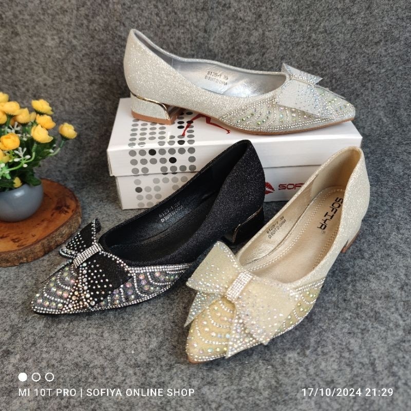 SOFIYA ORI 8125 1 SEPATU FASHION WANITA IMPORT IMPOR / SEPATU PESTA/PARTY/ SEPATU HANTARAN / SEPATU 