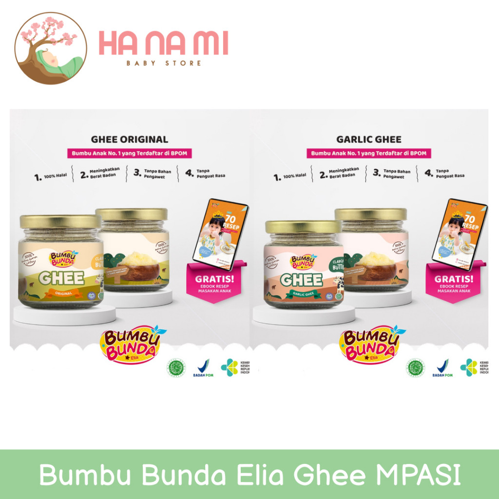 

Bumbu Bunda Elia Ghee MPASI BB Booster MPASI Mendukung Berat Badan Bayi / Bumbu Masak MPASI