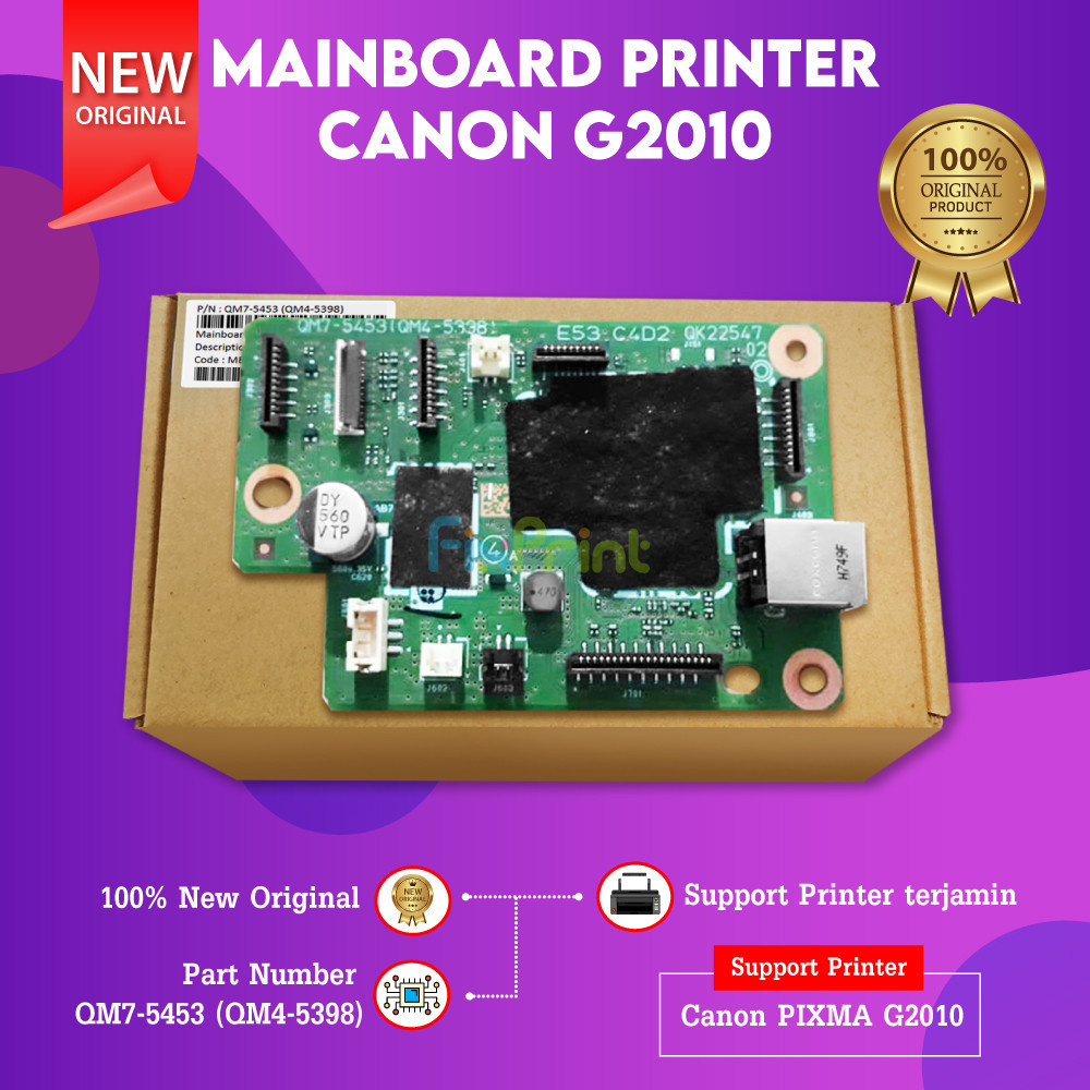 FixPrint Board Printer G2010 Canon G-2010 PN QM7-5453 (QM4-5398) New Original
