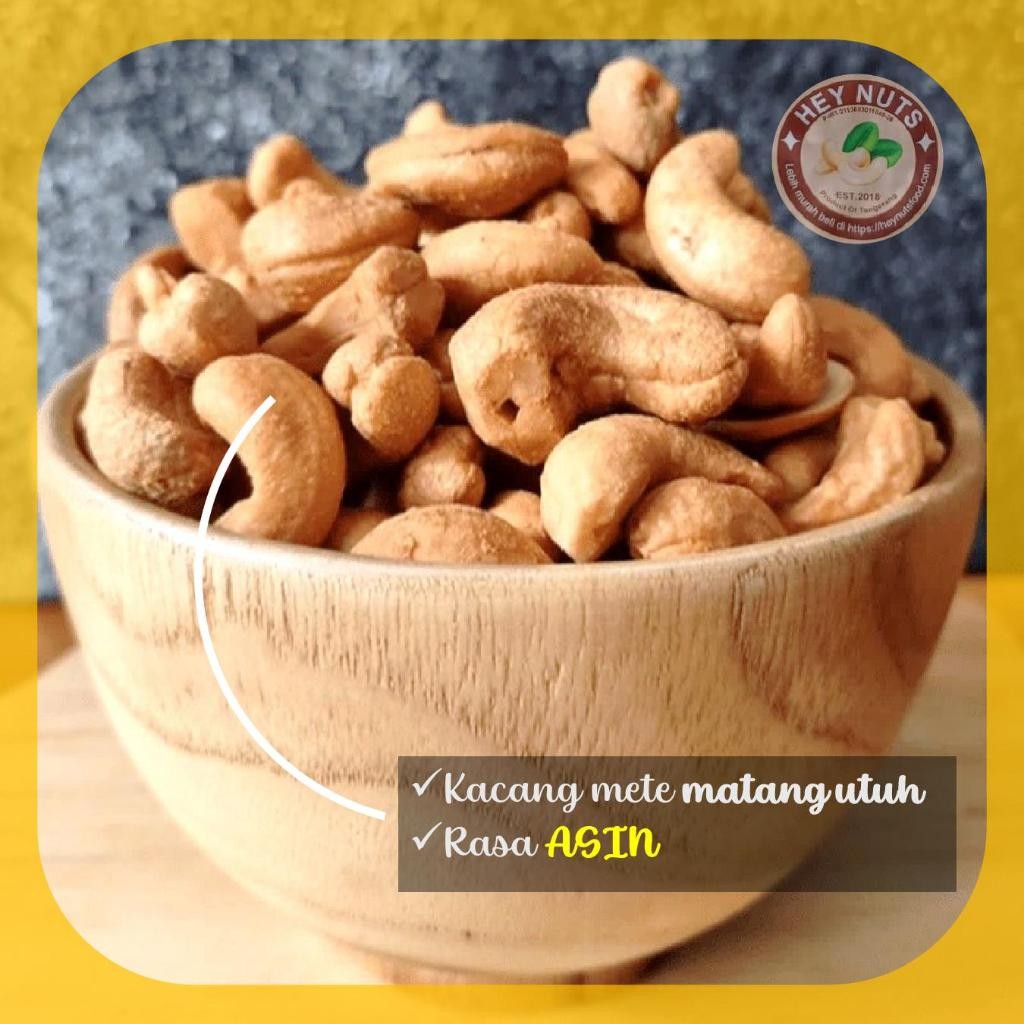 

Cemilan Kacang Mede Matang Mete Goreng 500 gram