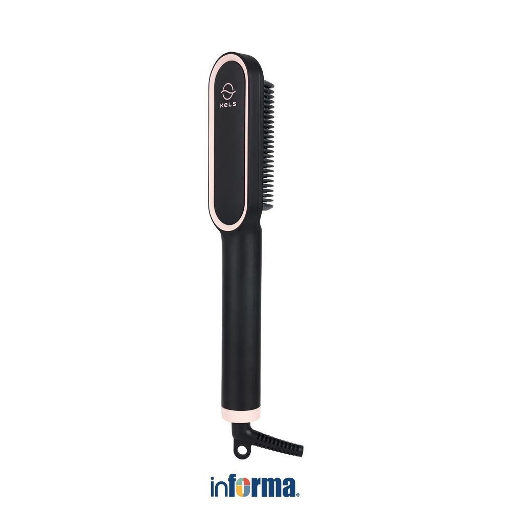 Informa Kels Professional Sisir Pelurus Rambut K330 Pelurus Rambut Catokan Hair Styler Elektronik Ke