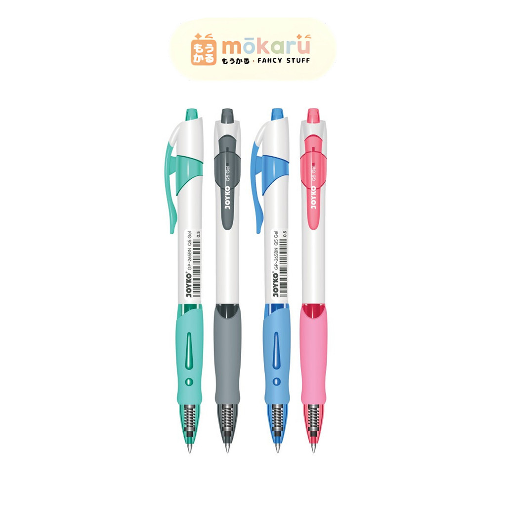 

Joyko Gel Pen 0.5mm GP-265BN Q5 Bullet Tip Bolpen Pulpen Retractable