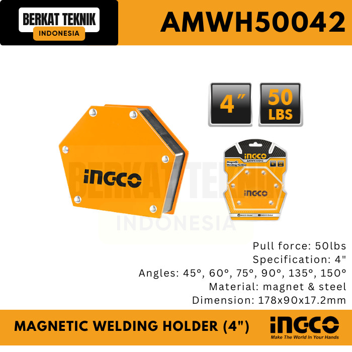 Magnetic Welding Holder (4") - Siku Magnet Las Arrow - INGCO AMWH50042