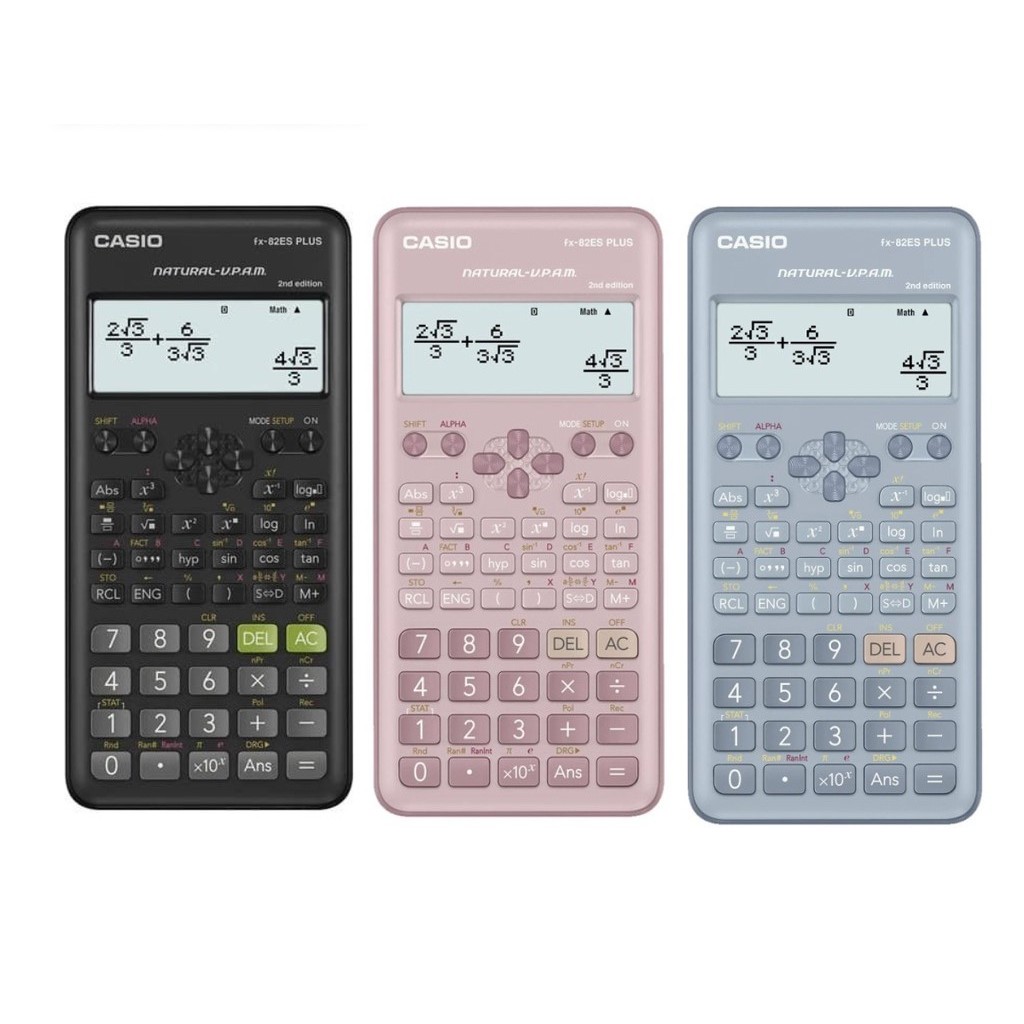 

Casio | Scientific Calculator 252 Functions | 10 + 2 digit | fx-82ES PLUS