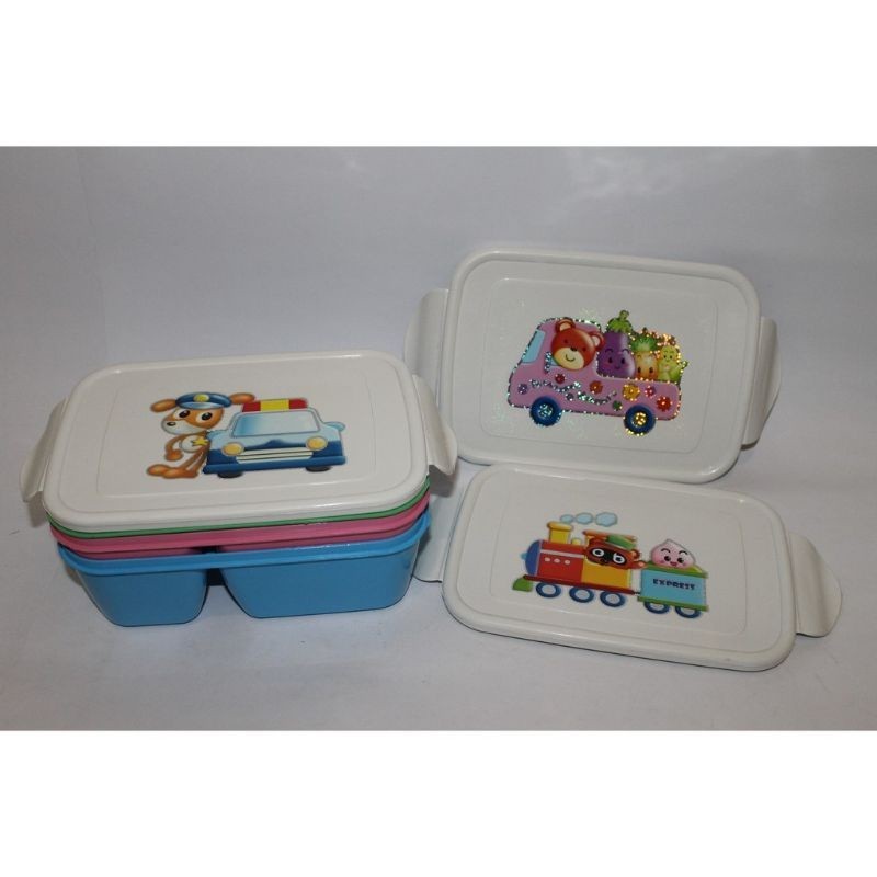 kotak makan anak NUAI / kotak bekal makan / tepak makan / tepak nasi / kotak makan anak murah lucu