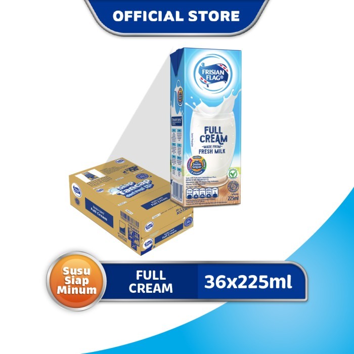 

Frisian Flag Purefarm Susu UHT Fullcream 225ml [36 pcs]
