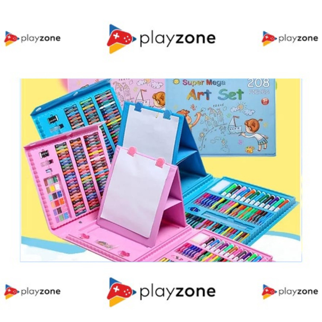 

[ATK23] Crayon Set Anak Sekolah Lengkap / Alat Mewarnai Anak / Super Mega Art Set 208Pcs 150Pcs