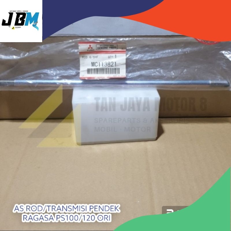 MC113821/AS TRANSMISI/ROD VERSENELENG PENDEK RAGASA PS100/PS120 ORI