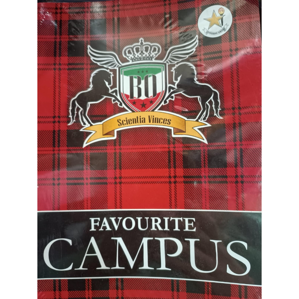 

BUKU TULIS BERGARIS MURAH UKURAN BOXY ATAU B5 MEREK FAVOURITE CAMPUS 1 PAK ISI 10 PCS