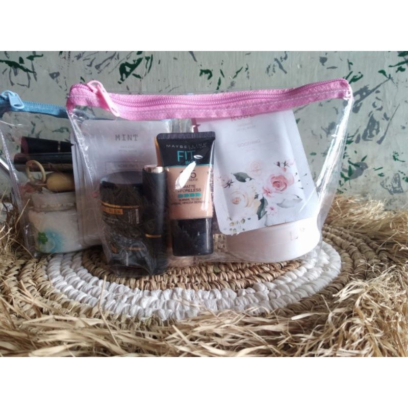 Souvenir Pouch Mika Transparan (READY STOK)