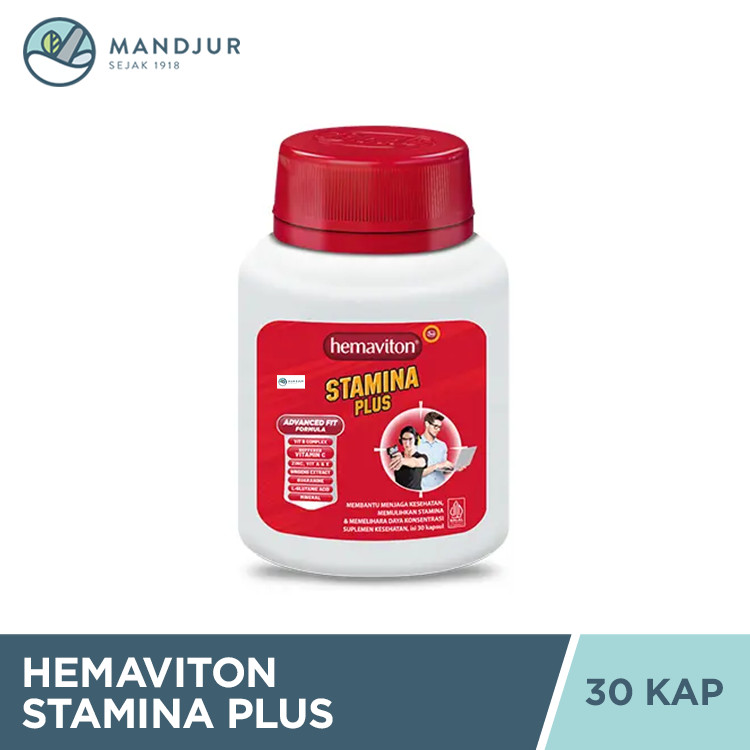 Hemaviton Stamina Plus 30 Kapsul - Menjaga Stamina Tubuh