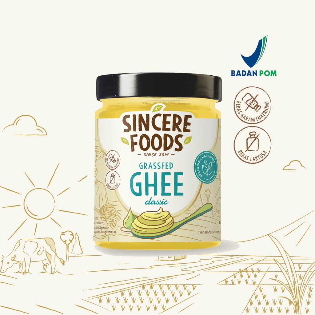 

250g Ghee CLASSIC Grass Fed dh NUMI Naturals - Sincere Foods