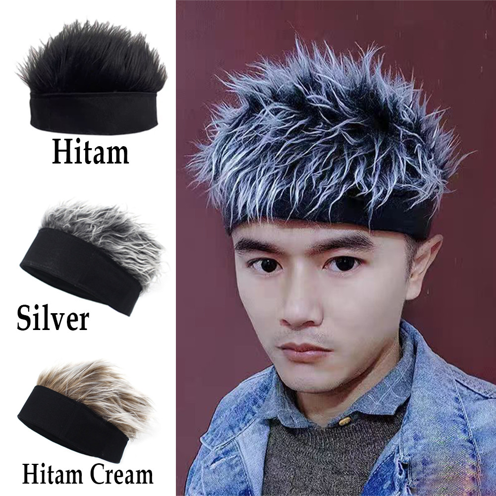 Topi Wig / Wig Topi Rambut Gojo Satoru Topi Cosplay / Topi Wig Pria Cosplay Anime Naruto Bahan PREMI