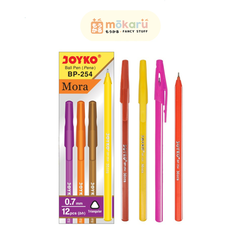 

DIJUAL LUSINAN Joyko Pulpen 0.7 BP-254 Mora / Pulpen Pena 0.7mm Hitam