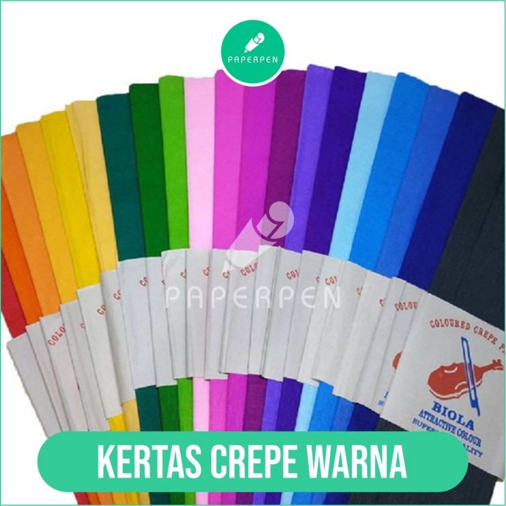 

(PRO_ATK) CREPE WARNA LEMBARAN/KERTAS KOBOT/KERTAS CREPE/KERTAS HIASAN WARNA