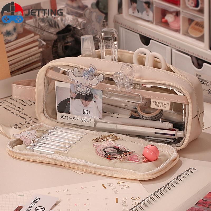 

Creative Pencil Case For Girls Kawaii Pencil Cases Storage Kids Pen Bag Large Capacity Stationery Box School Students Supplies