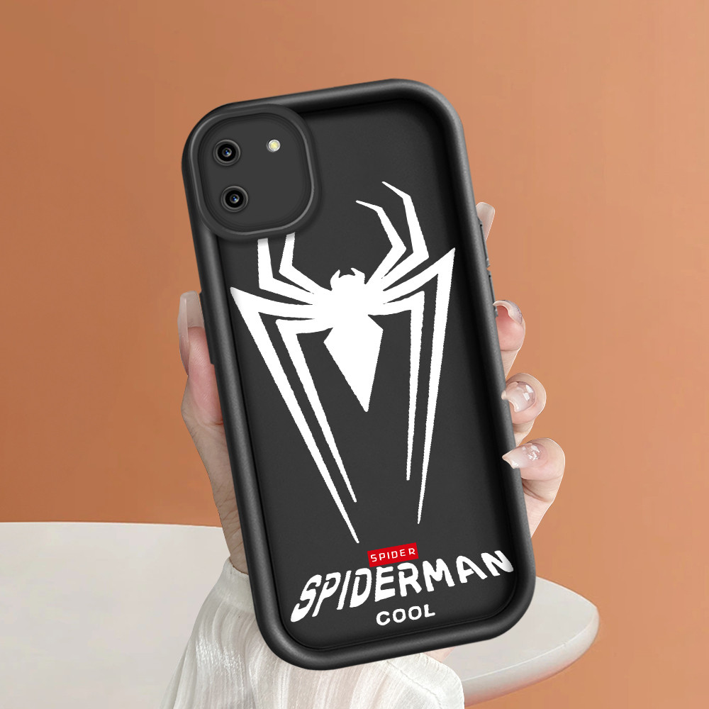 Realme C11 Untuk Hp Casing Phone Case Cesing Soft Cover SpiderMan 4648 Mode Kesing Cream Cassing
