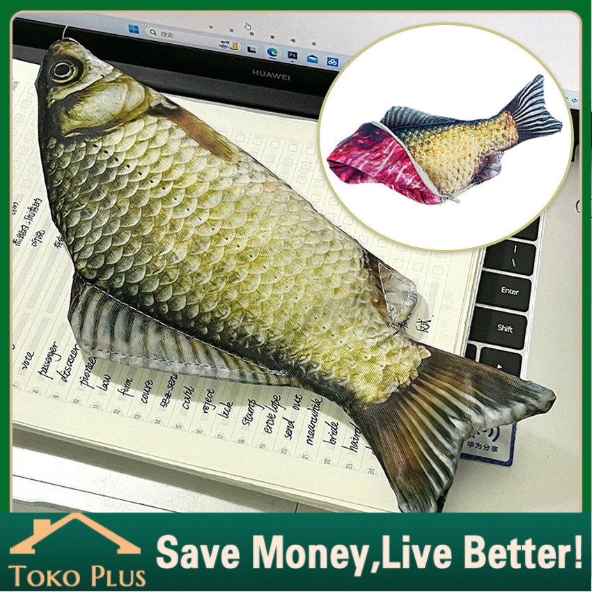 

Pouch Ikan Tempat Pensil Unik Bentuk Ikan Untuk Alat Tulis Kado Gift Bisa Untuk Inner Pouch Tas Atau Tempat Make Up