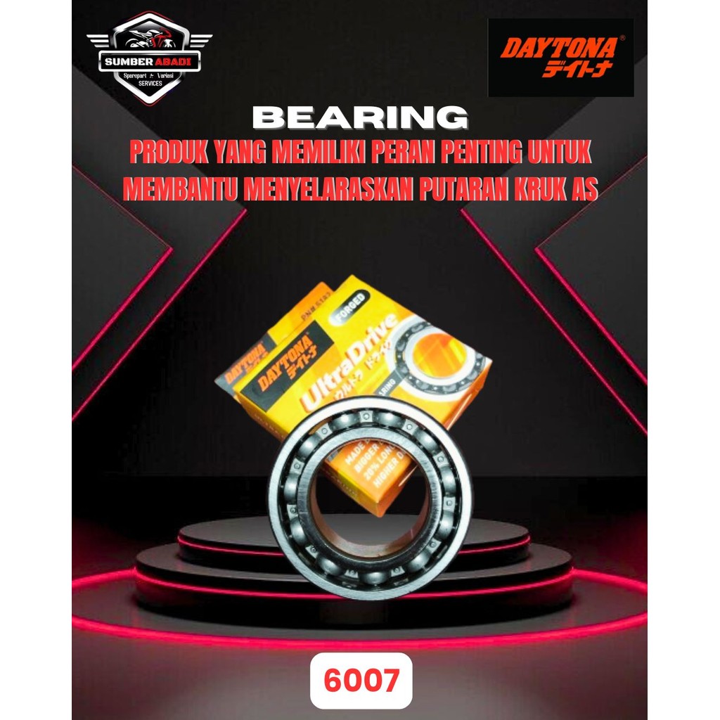 Daytona Bearing Laher Kruk AS Crankshaft 6007