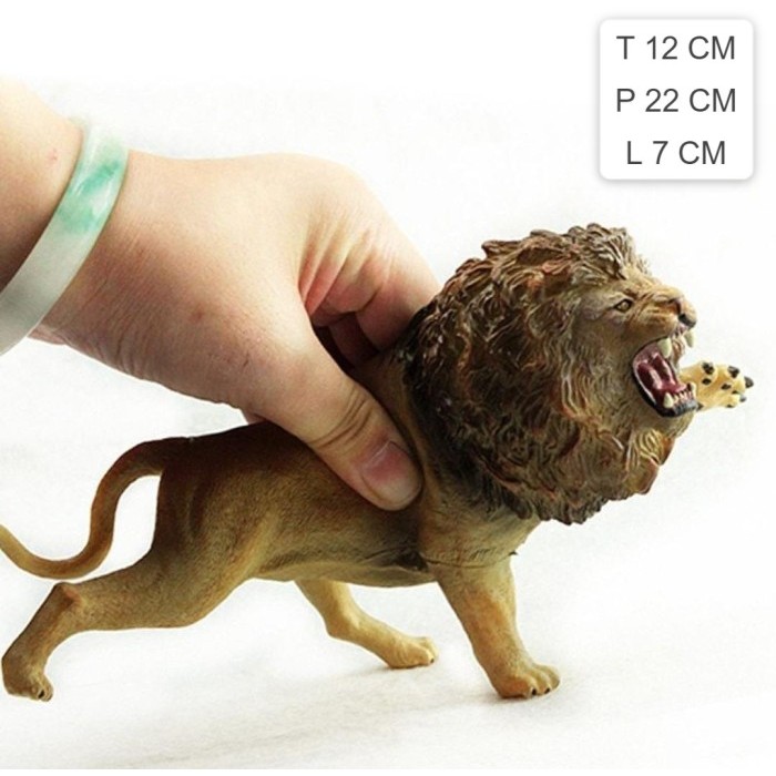 Mainan Edukasi Figure Toy Figure Animal LION /SINGA