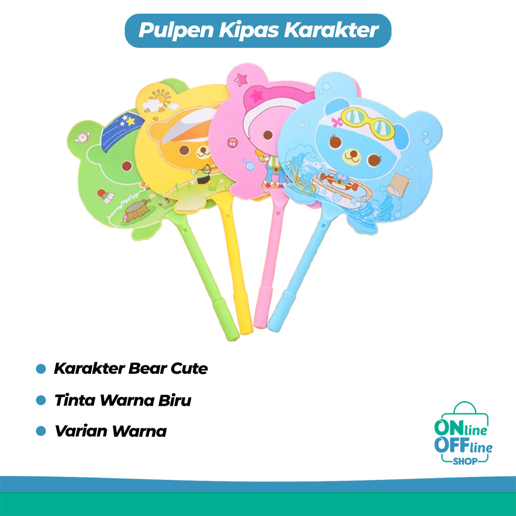 

Pulpen Kipas Karakter Pena Kipas Souvenir Lucu Import 814