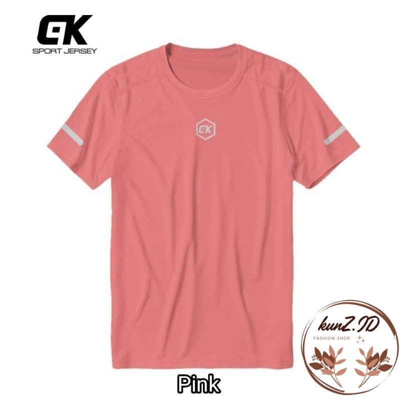 PROMO Jersey Dryfit Baju Olahraga Dewasa Pria Wanita Kaos Sport Gym Fitness Training Running Jogging