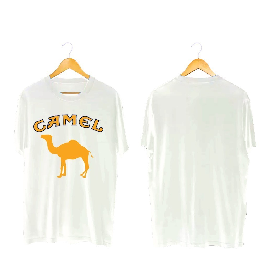 【COD】Kaos Logo CAMEL KUNING T shirt Distro Pria Wanita Original Full Color spezial