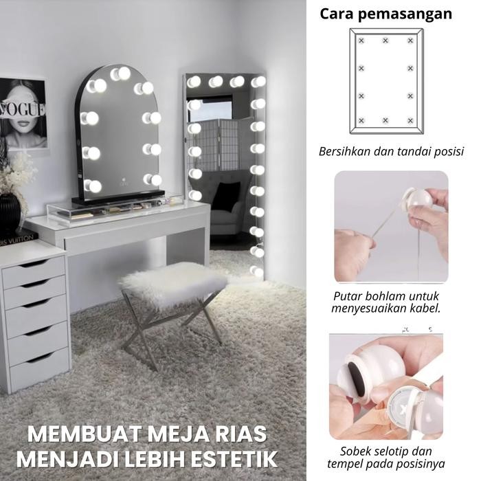 Lampu Led Meja Rias Make Up - BOHLAM