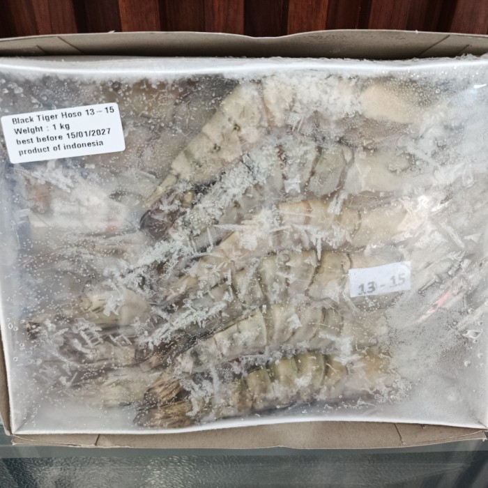 

Black Tiger Prawn 13/15 1Kg