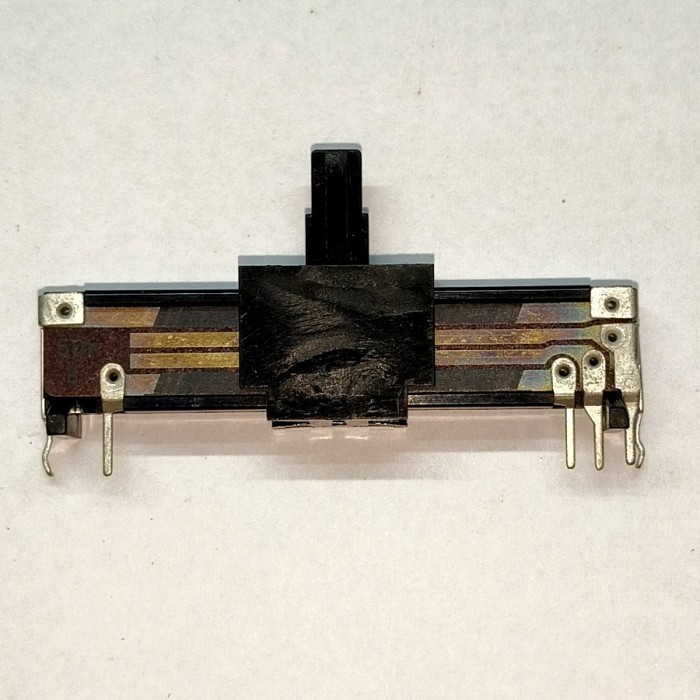 B50K 45mm 6Pin 4+2 Slide Stereo ALPHA Potentio Potensio Geser Plastik