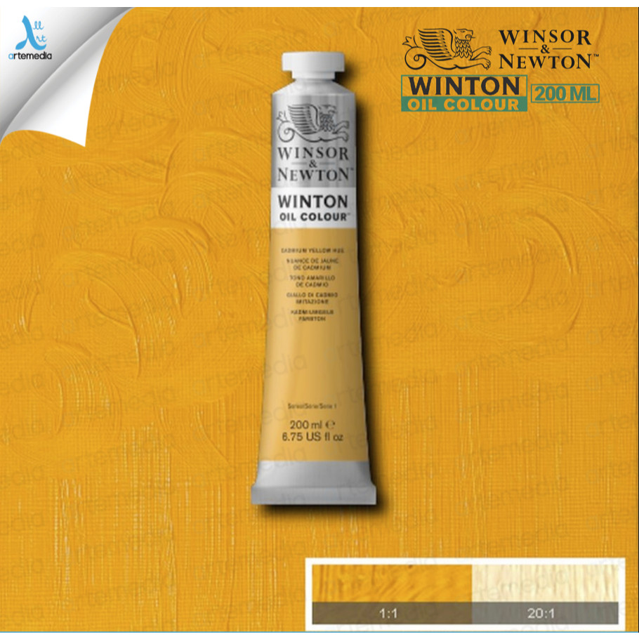 

Gramedia Surabaya - Winsor & Newton Winton CADMIUM YELLOW HUE 200ml Oil Color