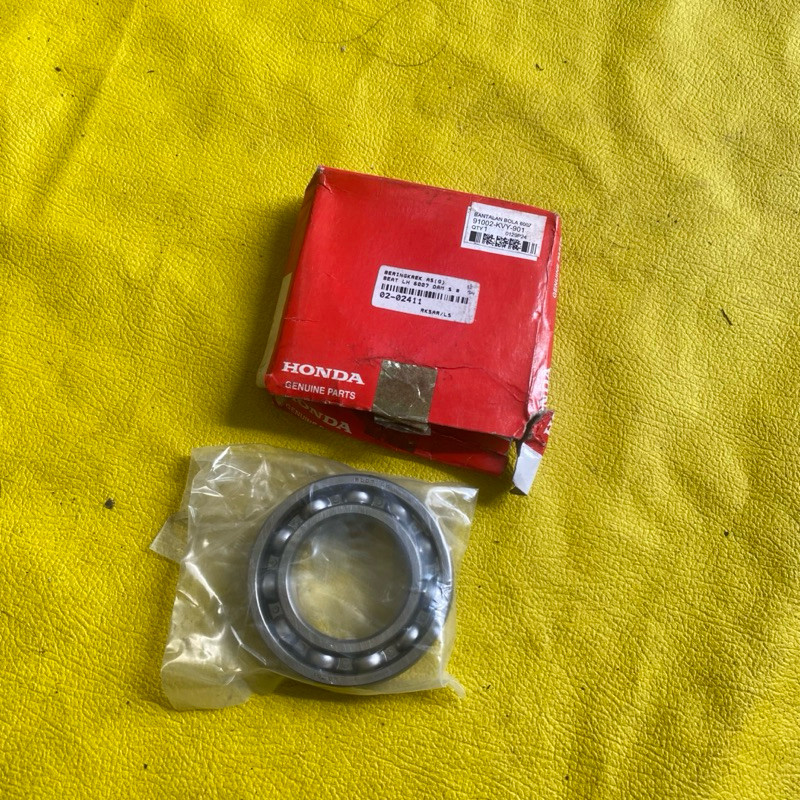 bearing 6007 kruk as bandul KIRI Honda Beat karbu vario 110 lama original AHM 91002-kvy-901