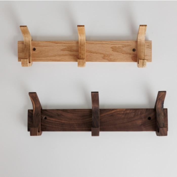Gantungan Baju Kayu Dinding Laboscha - Kapstok Minimalis dengan Kait Serbaguna untuk Rumah & Kamar M