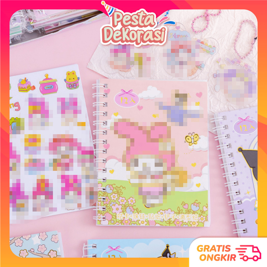

Pesta Dekorasi 6605 Set Stiker 12 Lembar Unik Lucu Stiker Lucu Motif Karakter Sticker Set Isi 12 Lembar Set Mainan Edukasi Anak