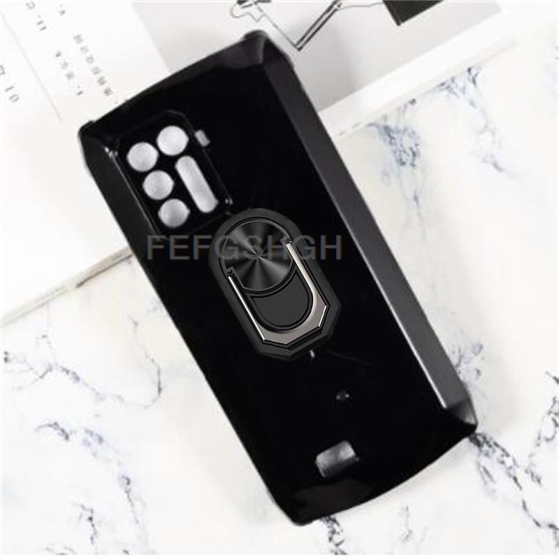 For Ulefone Power Armor 13 6.81" 2021 Armor13Back Case Finger Ring Soft TPU Silicone Case For Ulefon