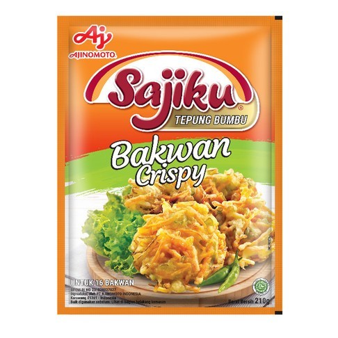 

Sajiku Bumbu Bakwan Crispy 90gr (2pcs) - ABO