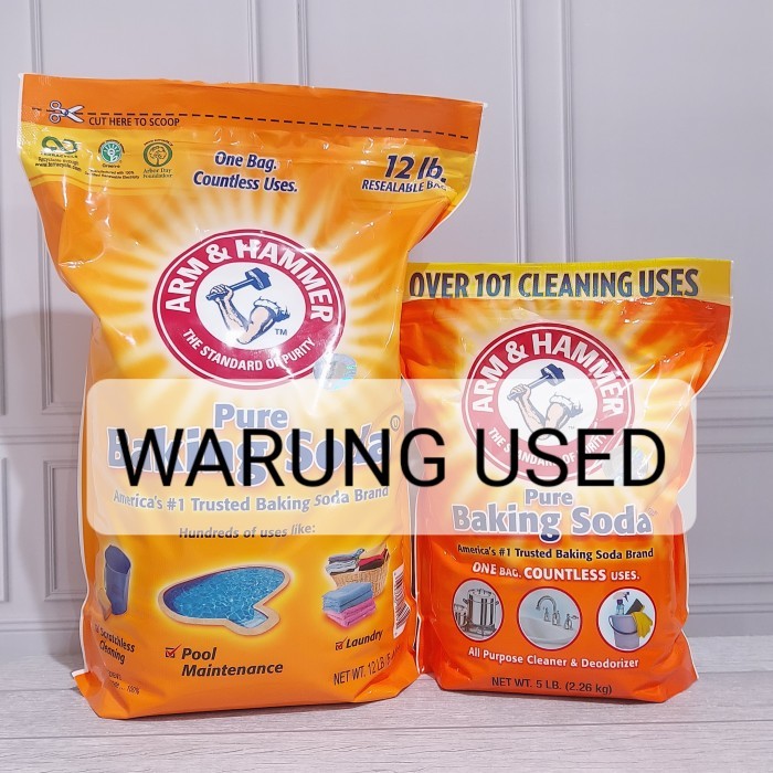 

BAKING SODA MERK Arm & Hammer Baking Soda 2.26 KG MADE IN USA 2.26KG