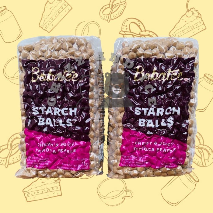 

Boba Pearl Tapioca Bobatee / Bobba Tapioka / Bubble Pearl Tapioca 1 Kg