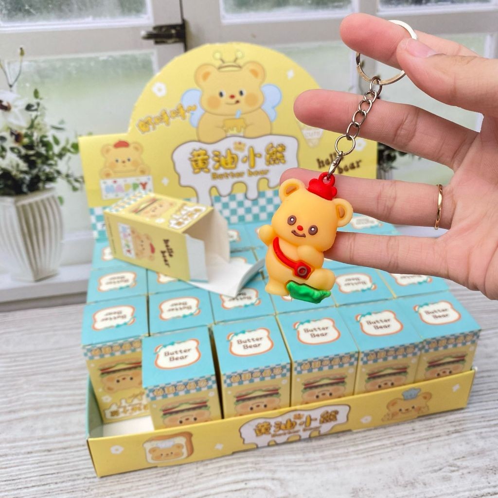 Mystery Box GK-1820 BUTTER BEAR Keychain | Beruang Mentega | Bisa Cod