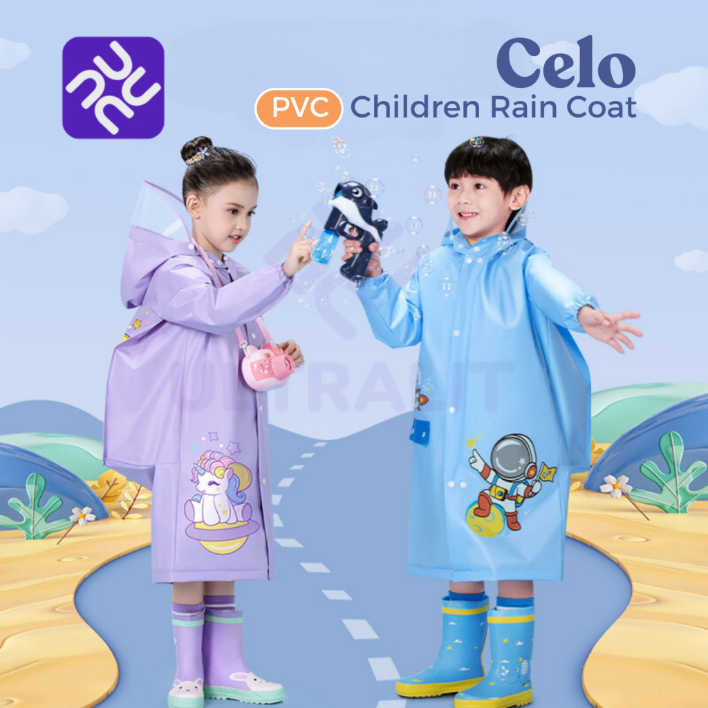 Promo ULTRALIT CELO JAS HUJAN ANAK / Raincoat Jas Hujan Anak Karakter / Jas Hujan Terusan / Jas huja