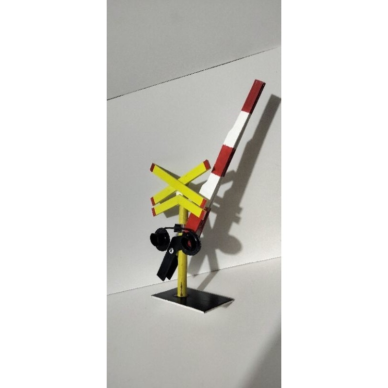 Mainan Palang Pintu Kereta Api - Miniatur Palang Pintu Kereta Api murah