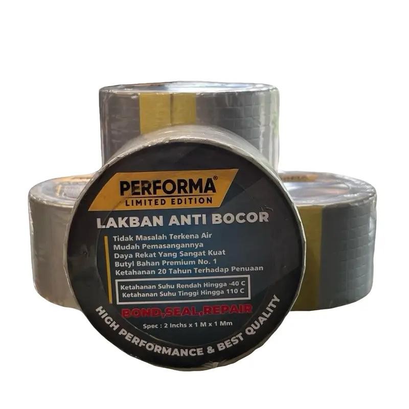 

Lakban Asbes Talang PERFORMA – Lakban Anti Bocor / Lem Penambal Seng 2 Inch x 1 Meter x 1mm