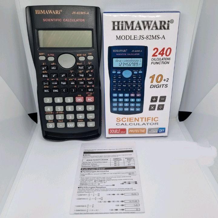 

Kalkulator Scientific Himawari Js 82Ms A Kalkulator Ilmiah