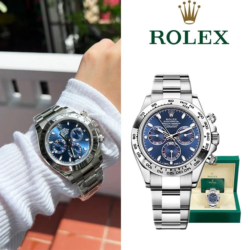 Rolex【Daytona】100% Original Rolex Jam Tangan Rolex Pria M116509-0071 40mm Ready Stock Automatic 18K 