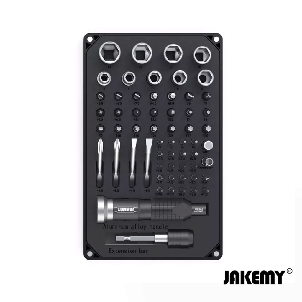 RAIDESAFA_SHOP Jakemy JM-6125 Tool kit Obeng Set Handphone P2 Kunci Pro Air Torx