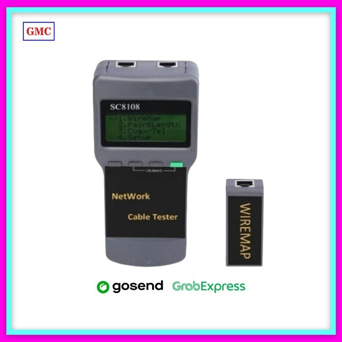 lan tester sc 8108 Alat test kabel lan / alat test