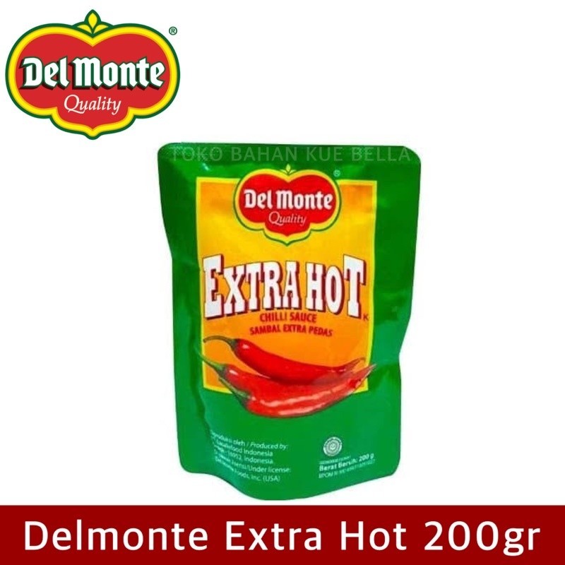 

Delmonte EXTRA HOT 200gr (POUCH) Saus Sambal Chili Sauce