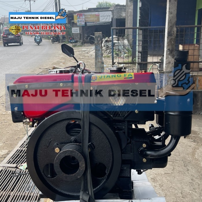Mesin Penggerak Diesel Jiang Fa R180 NL 8pk 8hp Radiator Lampu