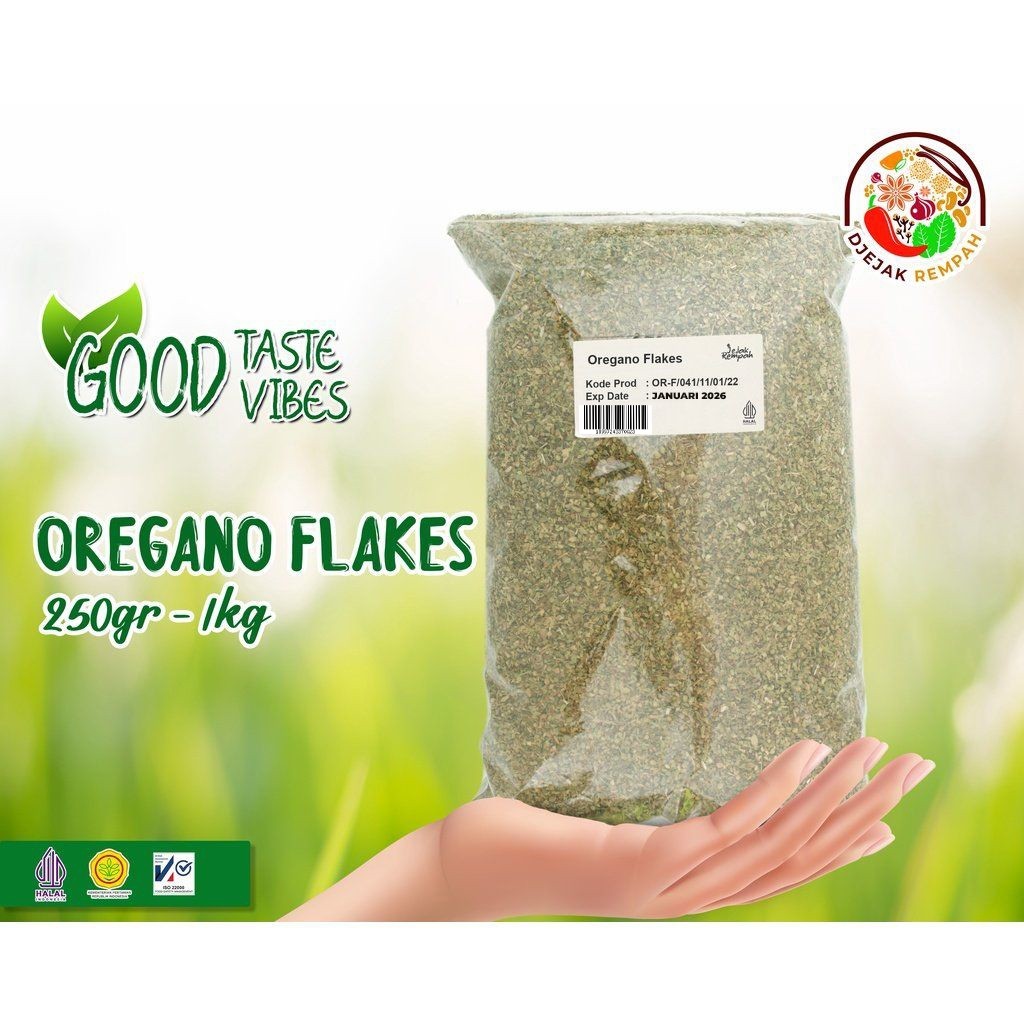 

Oregano Flakes Premium (Kemasan 100 Gr - 500 Gr)