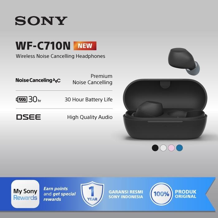 Sony WF-C710N / WFC710N / WF C 710N / WF C 710 N ANC TWS Truly Wireless Noise-Canceling Earbuds